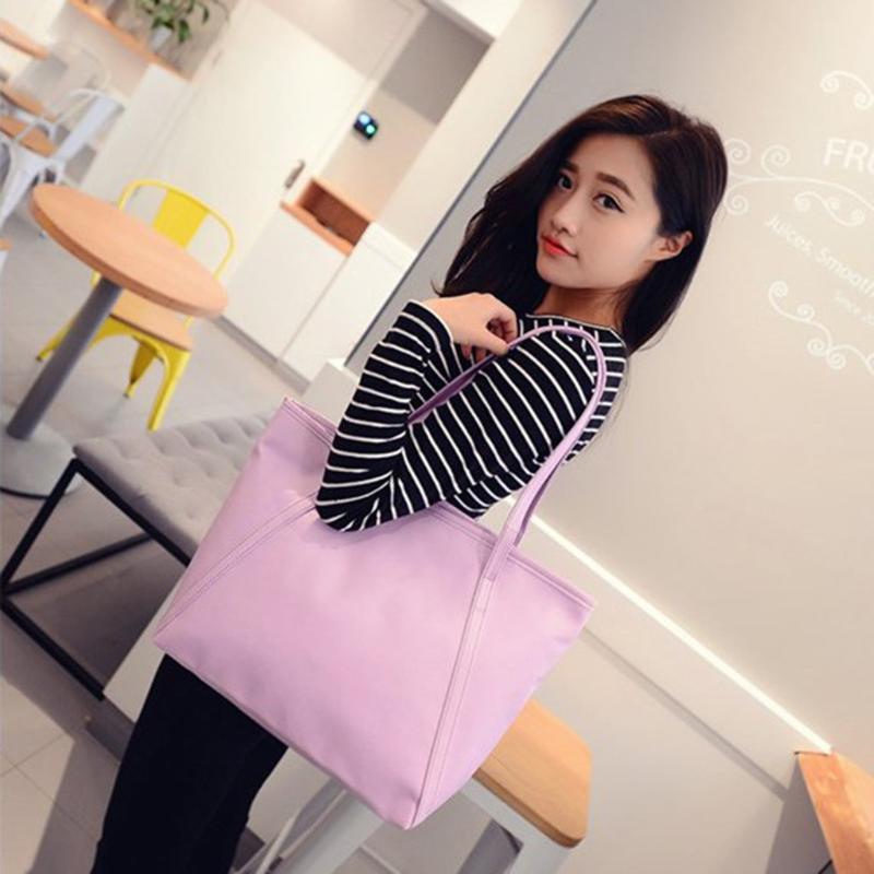 

Hot sale women's bag large capacity shoulder bags high quality PU leather shoulder bags ladies wild, Black