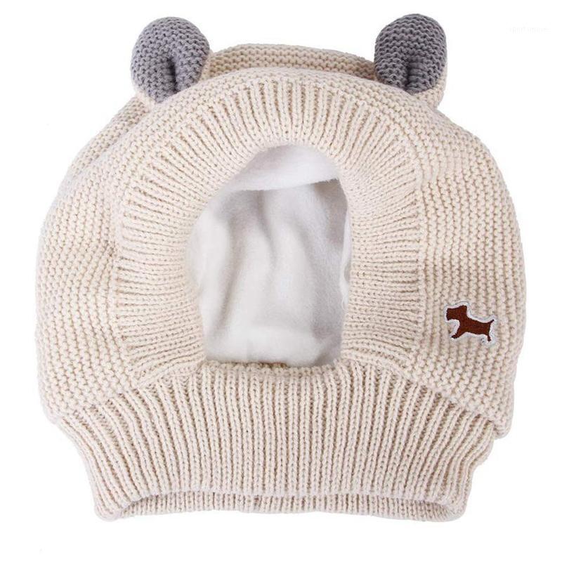 

Warm Winter Hat for Large Dog Pet Ear Costume Neck Ear Warmer Protector Warm Pet Hoods Dog Hat1, Beige