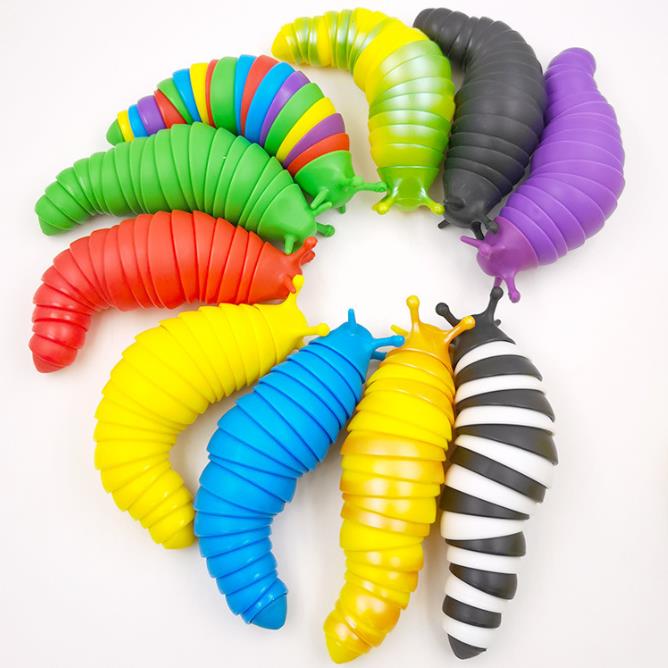 

Fidget Toys Squishy slug Decompression slugs squirming caterpillars snails children's puzzle science and education trickery decompression vent toy