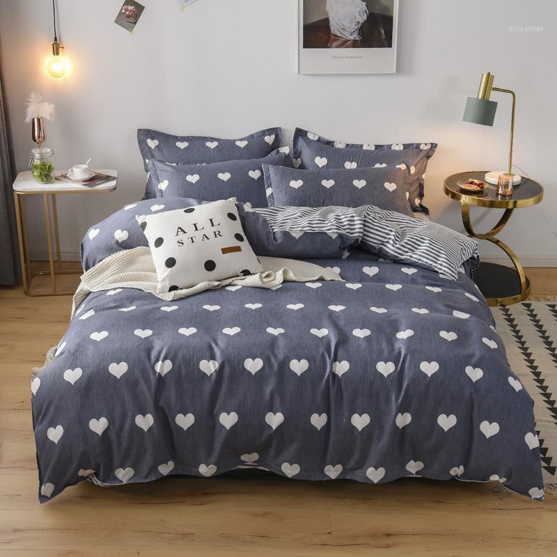 

Colorful Flowers Bed Fitted Bedding Set Cotton Soft Duvet Cover  Full Queen King Size Comforter Bedding Sets1, 08