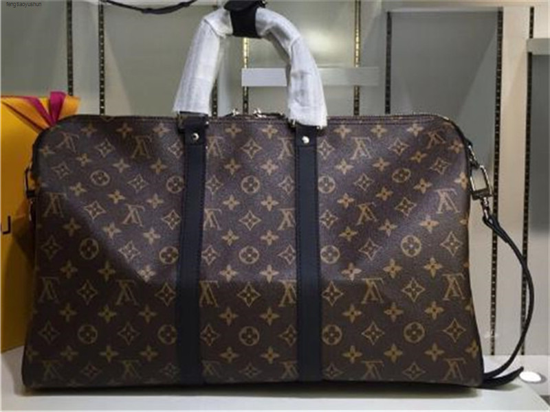 

2020 Fashion duffel bags men female travel bags large capacity holdall carry on luggage overnight weekender bag with serial number lock IHW4, Old flower