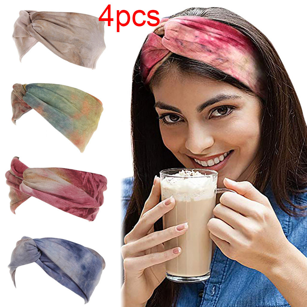 

Fashion Autumn And Winter Pure Color Wool Knitted Hair Band Sports Headband hair accessories For women girls Headwear ornament