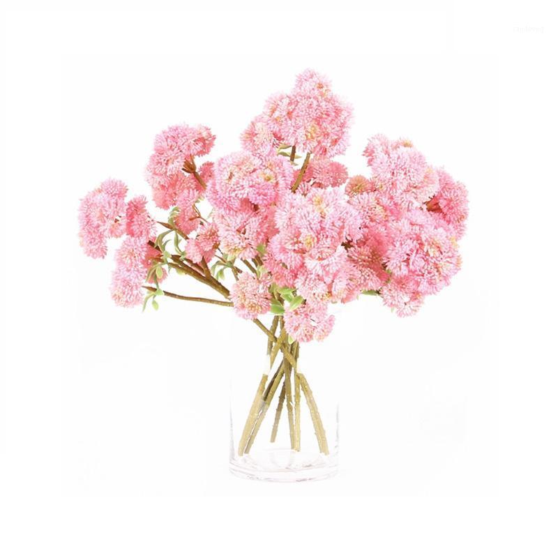 

INDIGO- Wholesale 100pcs Broccoli Spray Cauliflower Real Touch Succulent Decorative Table Flower Event Free Shipping1, 100pcs pink