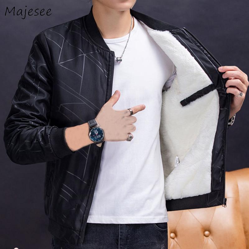 

Jackets and Coats Men Thickening Winter Velvet Warm High Quality Mens Outwear All-match Plus Size 4XL Chic Causal Trendy Loose, Black dragon regular