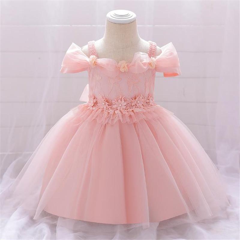 

Girls First Birthday Dress for Newborn Baby Toddler Princess Carnival Dresses Kids Girl Party Prom Gown Christmas Dress Girl, Champagne