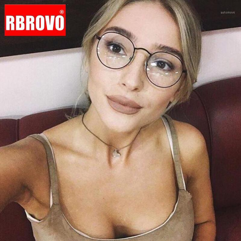 

RBROVO Round Retro Glasses Women Vintage Brand Glasses Women Luxury Mirror Eyeglasses for Women/Men Lentes De Lectura Hombre1