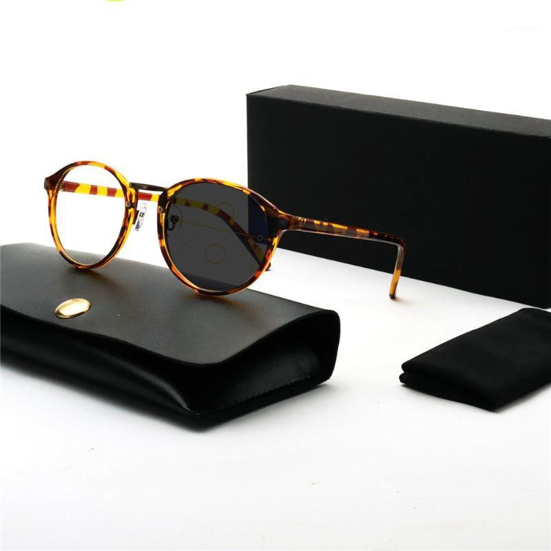 

2020 Progressive Multifocal glasses Transition Sunglasses Photochromic Reading Glasses Women Points for Reader Near Far sight NX1