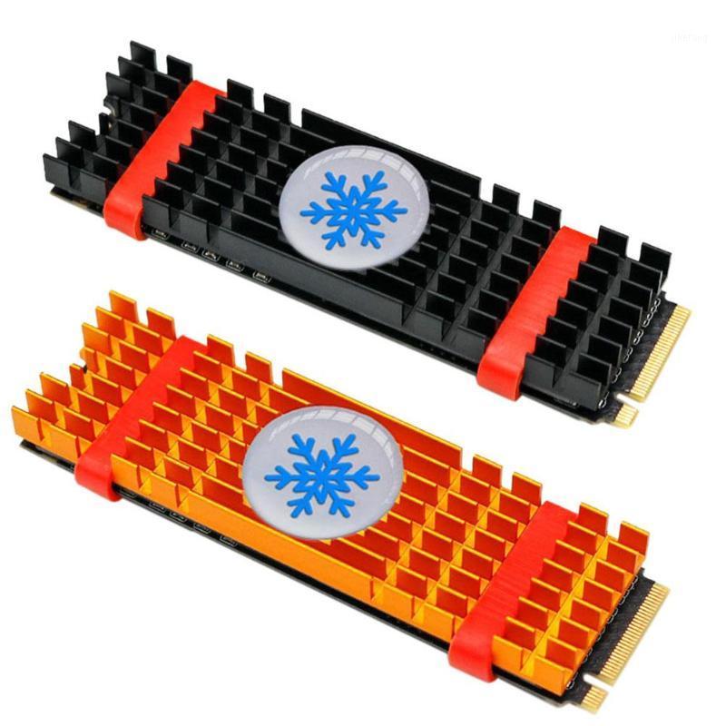 

Aluminium Alloy PCIe NVMe M.2 2280 SSD Heatsinks Radiator Laptop PC Memory Cooling Fan Computer Laptop Cooling Accessories1