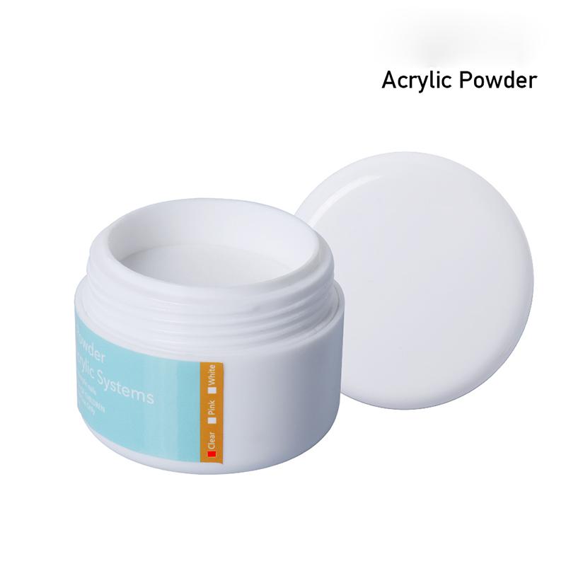

Acrylic Powder Crystal Nail Polymer Nail Art Tips Builder Transparent Powder Manicure Pink White Clear 15g