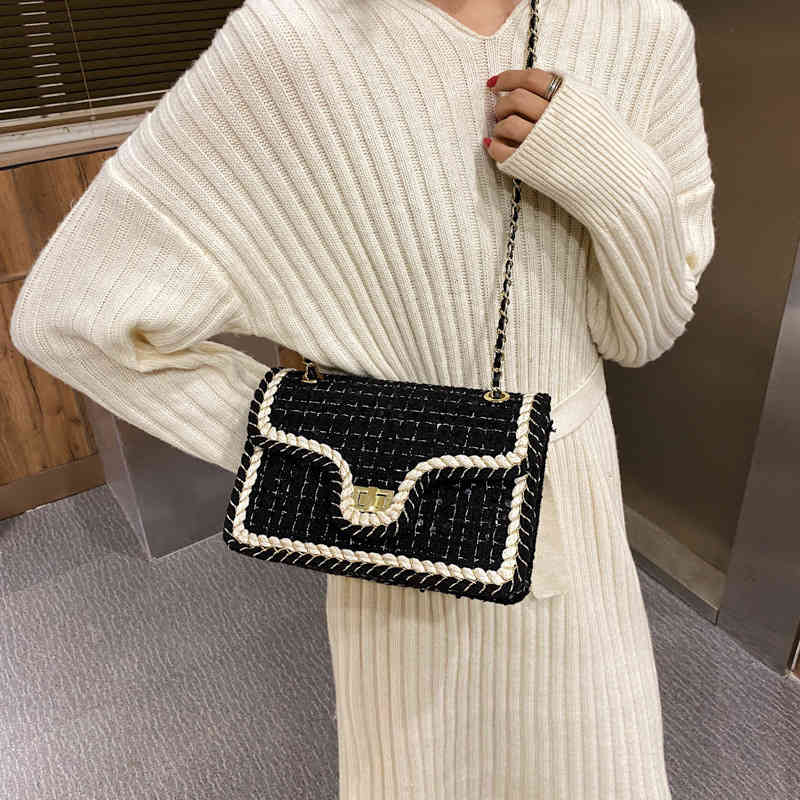 

sequin flap crossbody bag fashion new quality women zipper clutch chain shoulder, 20cm black