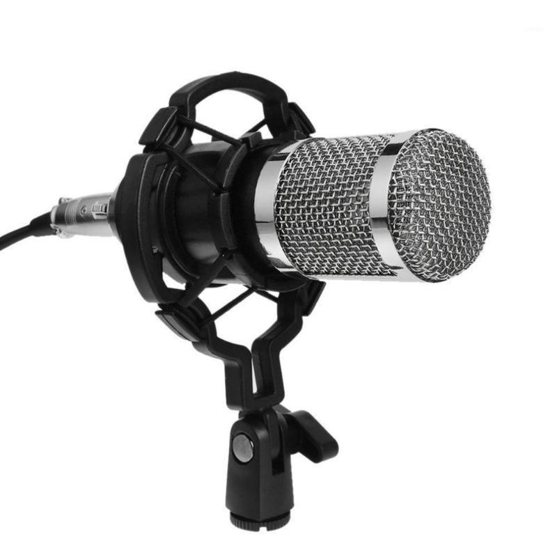 

BM800 Dynamic Condenser Microphone Sound Studio Audio Recording Mic With Mount For Broadcasting KTV Singing1