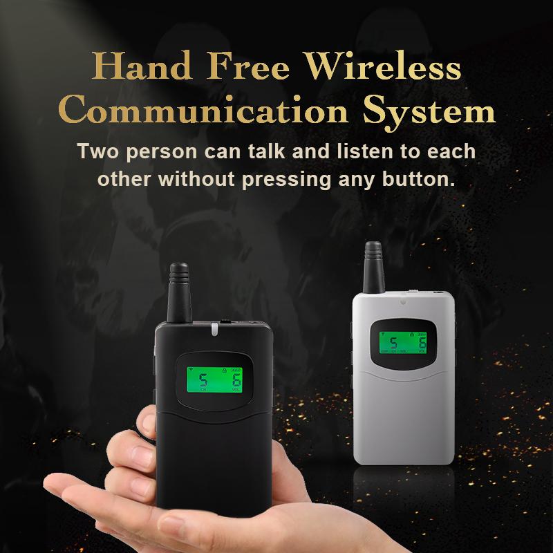 

Wirelesslinkx HAND FREE Walkie Talkie Two Way Radio Audio System for Horse Riding Training Tour Guide Interpretation Translation