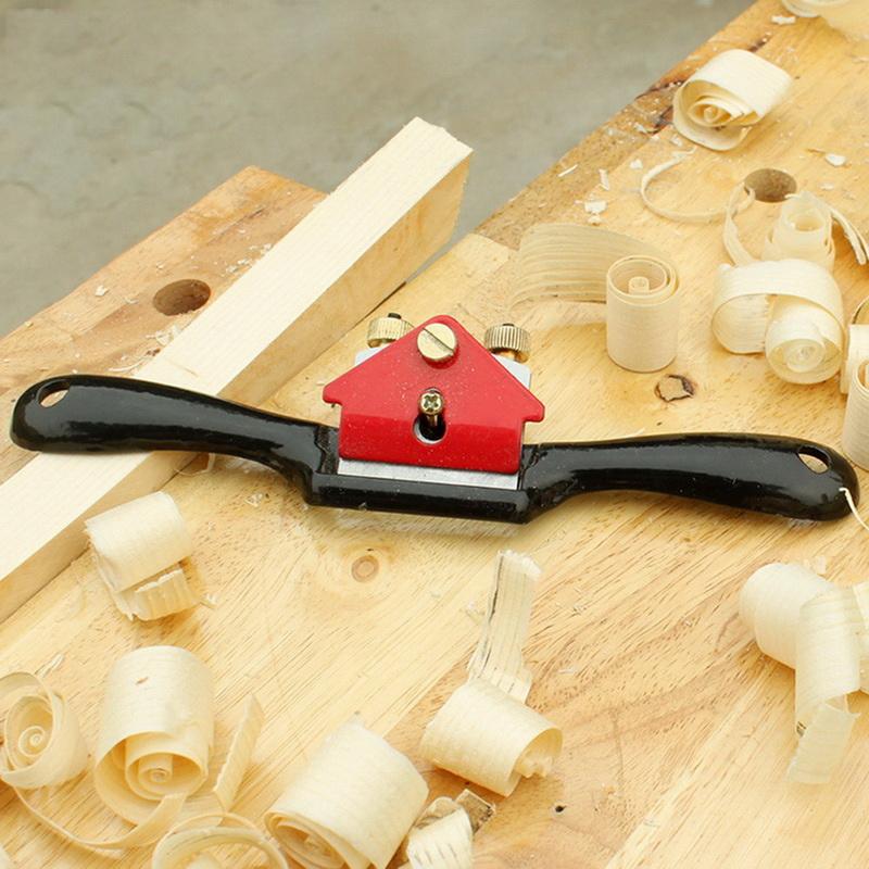 

9-10in Adjustable Plane Spokeshave Woodworking Hand Planer Trimming Tools Wood Hand Chisel Tool With Screw Cast Iron Material