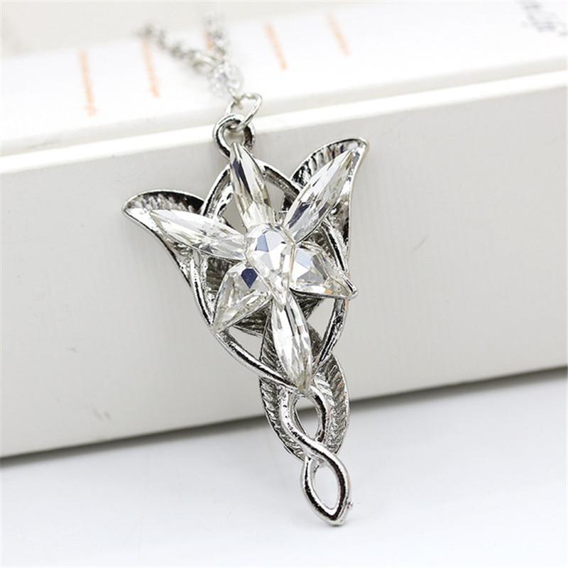 

Fashion The of the Rin gs Necklace Evening Star Pendant Necklace Crystal Star Pendant For Women Men Gift