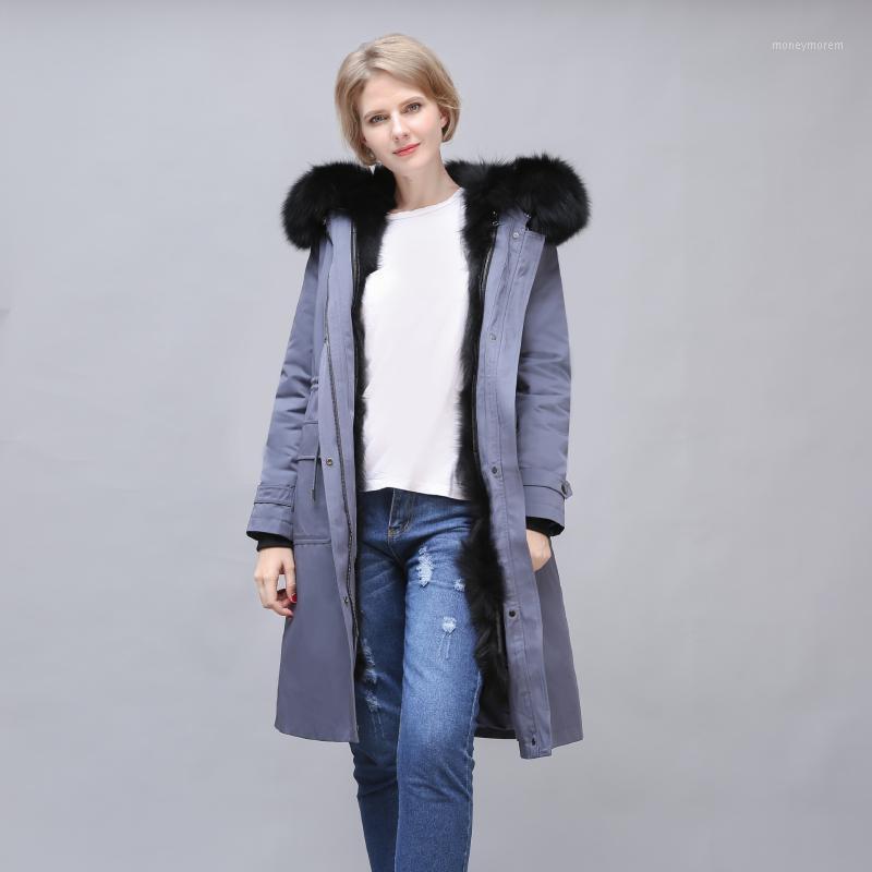 

Fur Parka Long plus Size Clothing Fur Jacket Star Celebrity Inspired coats korean winter coat women1, No.4