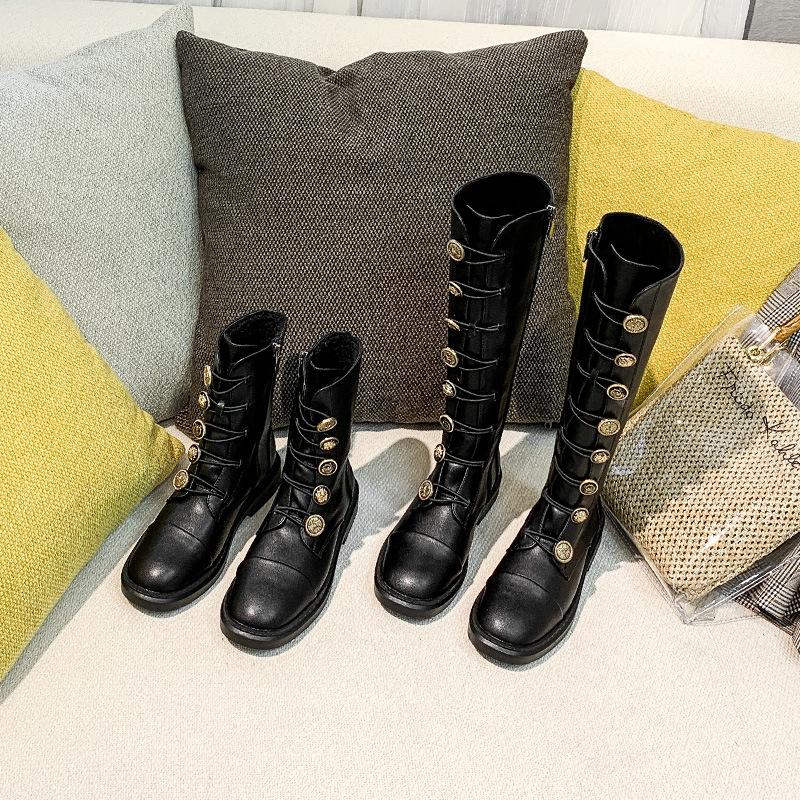 

European & American Long Tube Fashion Boots Women New Elastic Knight Boots Knee Length Thin, Boots (plush)