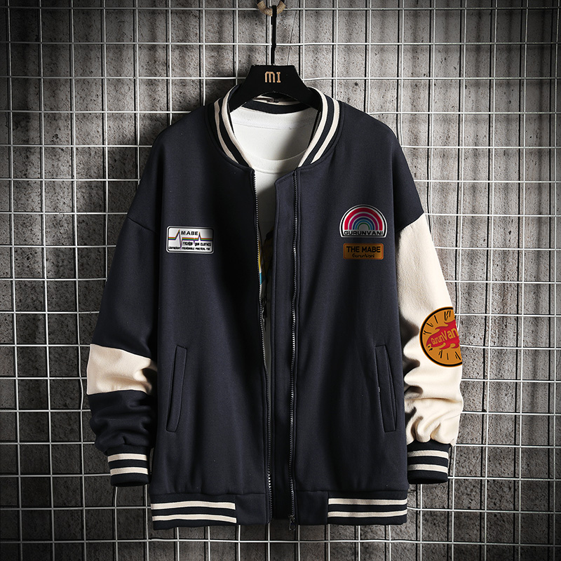 

Mens Sweatshirt Men 2020 Patchwork Zipper Coat Oversized Japanese Streetwear Harajuku Sweatshirts Black Hoodie Men