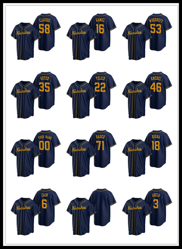 dhgate brewers jersey