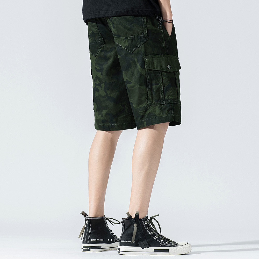 

2021 New Da Carga Homens Board Shorts Bermudas Vero Nova Marca De Roupas Camouflag Exrcito Curto Top T8Y0, Green.