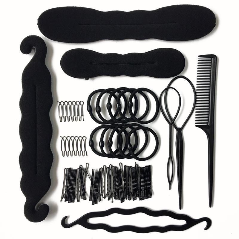 

Multi-style Hair Braiding Tool Donut Hair Maker Styling Tools Twist Hairclip Disk Pull Hairpins Accessories for Women