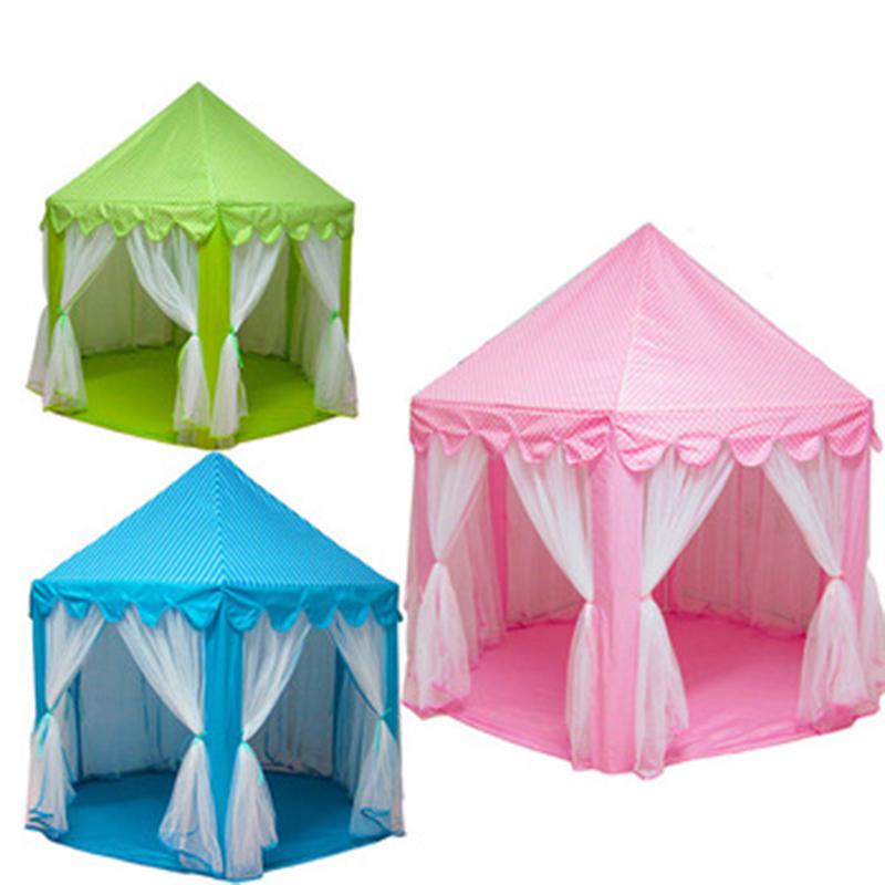 

Dropshipping Hot Sale Indoor Outdoor Princess Castle Tent Anti-mosquito Game House Toy Tents