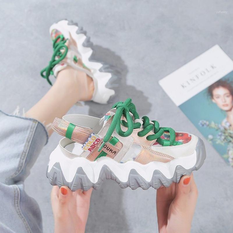 

CINESSD Gladiator Sandals Women Platform Sandals Female Shoes Women Sandale Femme 2020 Summer Shoes Woman Slippers Sandal Woman1, Blue