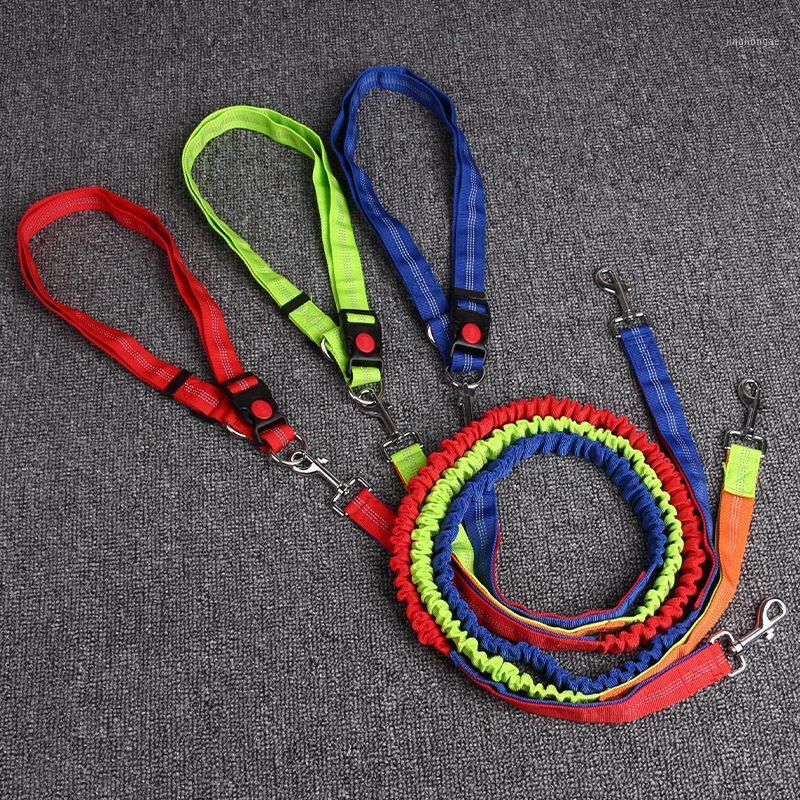 

Pet Nylon Running Leash Easy To Adjust Hands Pet Walking Running Jogging Leash Chest Strap Gift1