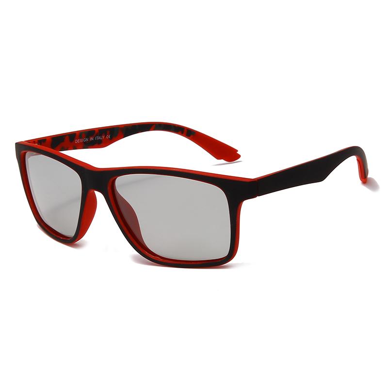 

Polarized Sunglasses Photochromic Chameleon Square Men Women Designer Sun Glases UV400 Polaroid Sunglasses