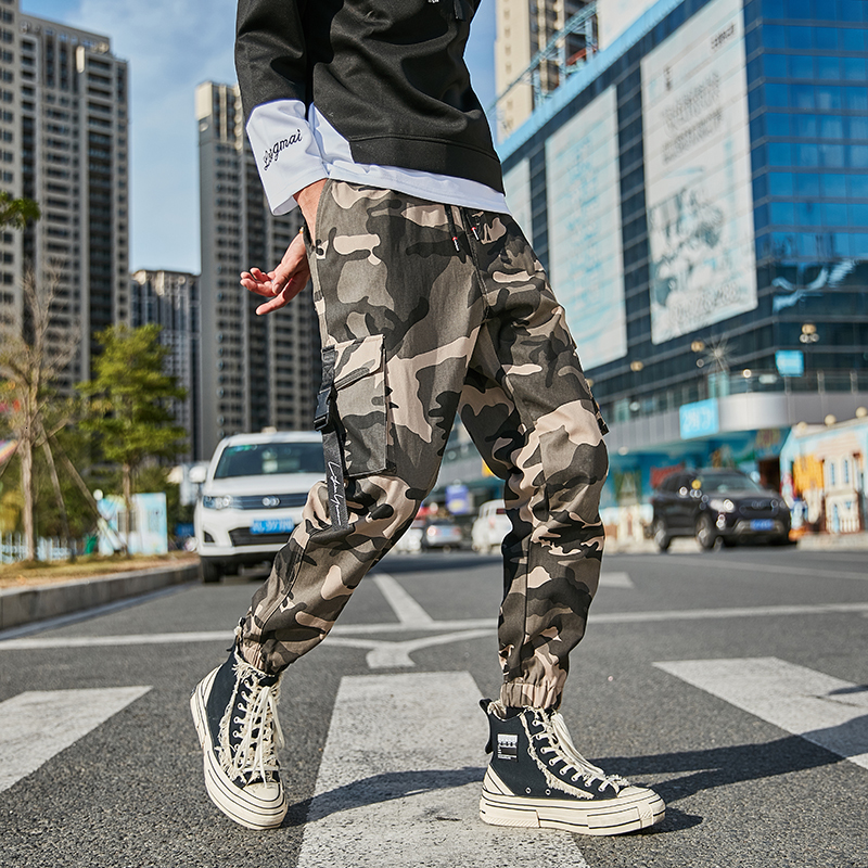 

2021 New Hip Hop Streetwear Sport Spring Harem Rock Load Male Cargo Fashionable Runners Skate Pants AZI6, K2095 b