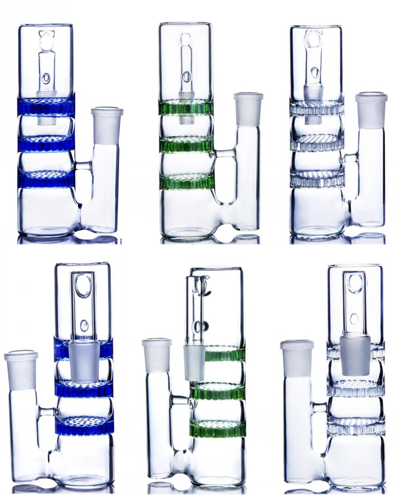 

Ash Catcher Triple Fliter Perc 14mm Joint Smoking Pipes Water Bong Accessories Recycler Dab Rig Bong 18mm Male