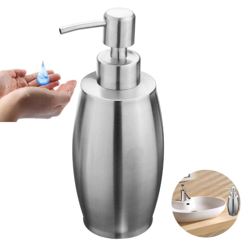 

Uniform Push Stainless Steel Sanding Liquid Soap/Latex/Hand Dispenser 375ML