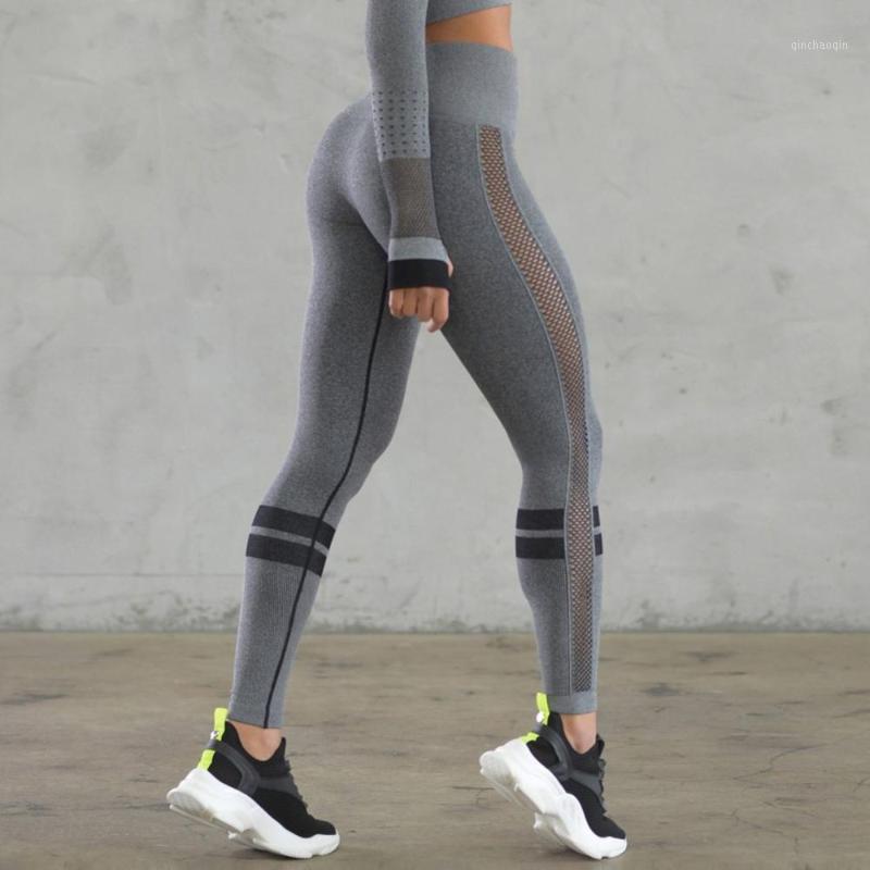 

Women Fitness Seamless Workout Leggings Sports Wear High Waist Ankle Length Leggings Gray Knitted Quick Dry Squat1, Turquoise