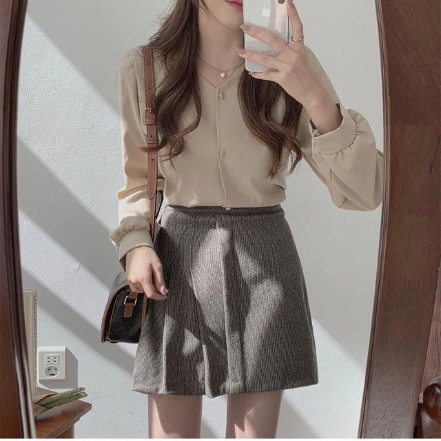 

New Spring Vintage Cotton Shirt Female Oversize Womens Long Sleeve Girls Blouse Summer Plus Size Women Blouses Femme Blusas, Brown