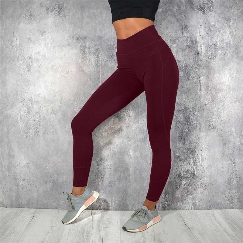 

High Waist Yoga Pant Fitness Leggings Seamless Workout Leggings Women Yoga Clothes 2020 Leggins, Black