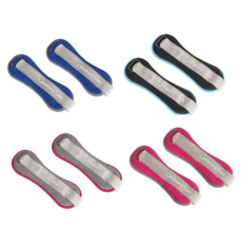 

Gym 2.2LBS Pair Adjustable Ankle Weights Wrist Arm Leg Exercises Fitness Workout