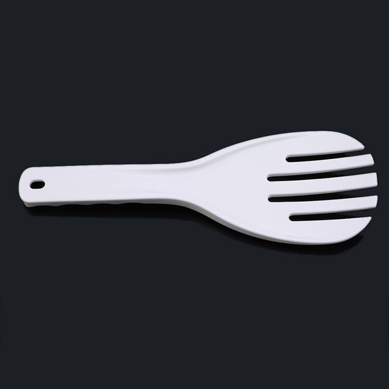 

White Rice Paddle Plastic Meal Spoon Non Stick Kitchen Gadgets Hand Roll Spoons Rice Shovel Kitchen Supplies