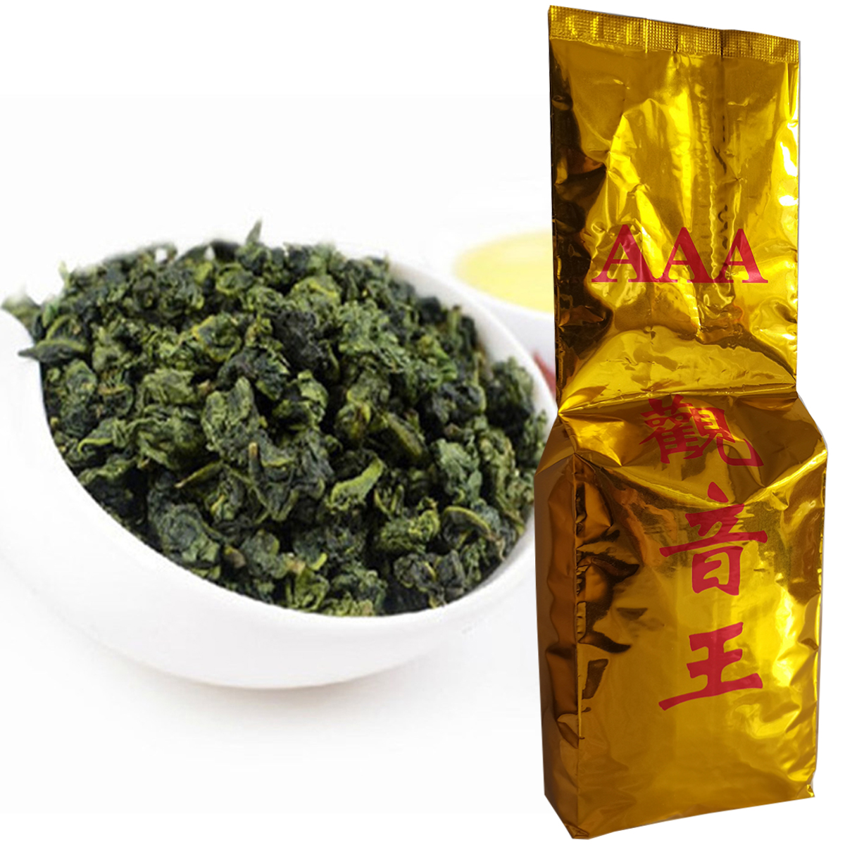 

Chinese Oolong Tea Vacuum packages Featured Fragrant Type Traditional TiKuanYin Green Tea Anxi TieGuanYin Tae 250g