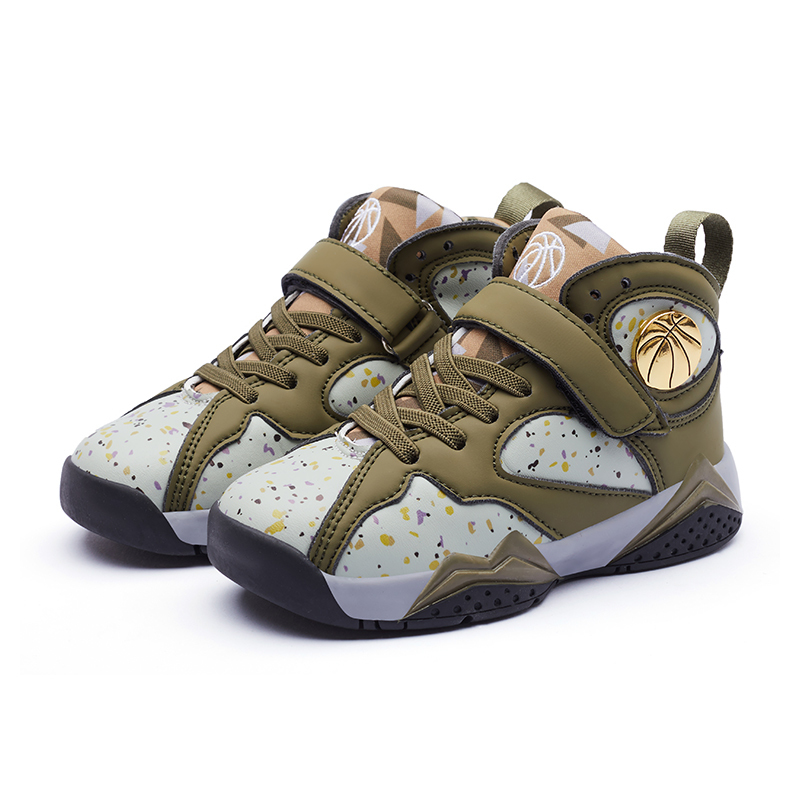 

Basketball TuYao Fashion Baby Sneakers Boys Big Kids Outdoor Non-slip Sports Running Footwear Winter Cool Shoes, Green