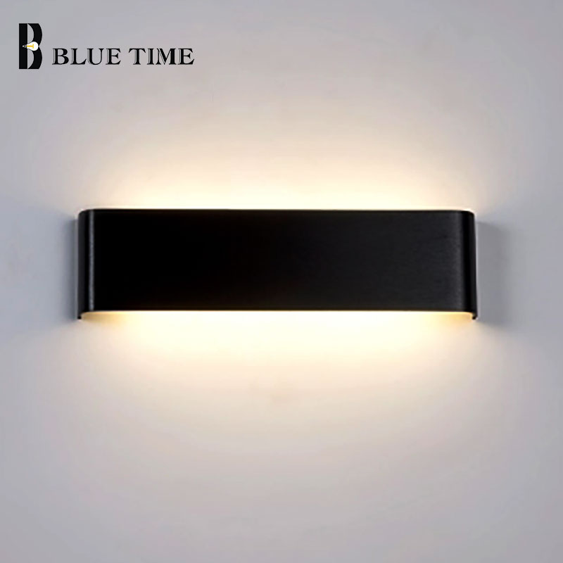 

36W Rectangle Finished Modern LED Wall Lights For Bathroom Bedroom Living Room Mirror Front Light LED Wall Lamps AC 110V 220V
