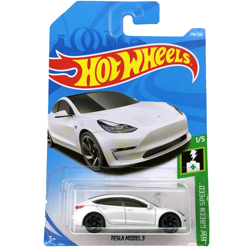 

Hot Wheels 1:64 Car TESLA MODEL 3 S X Collector Edition Metal Diecast Model Cars Kids Toys Gift LJ200930