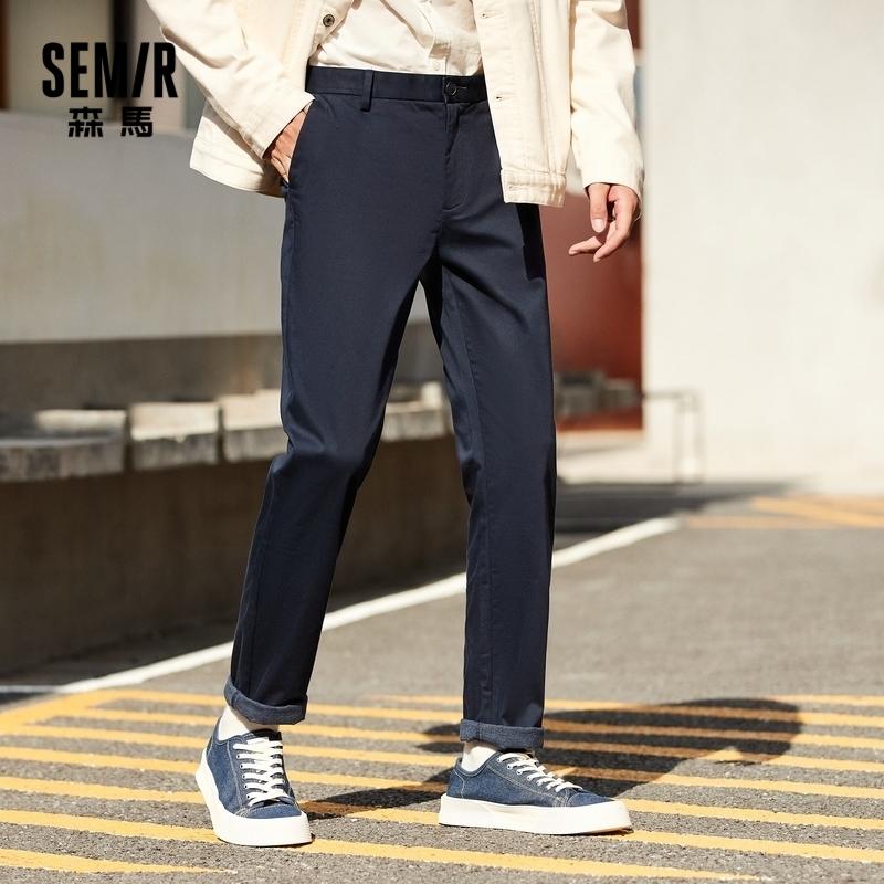 

SEMIR Casual Pants Women Winter New Korean Style Trendy Feet Trousers Youth Jogging Sports Pants, Black