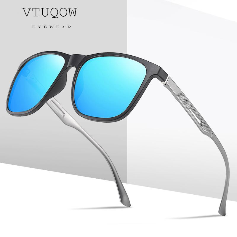 

Sunglasses Classic Aluminum Magnesium Polarized Men 2021 Retro Top Quality Square Sun Glasses Male Fishing Driving Eyewear UV400
