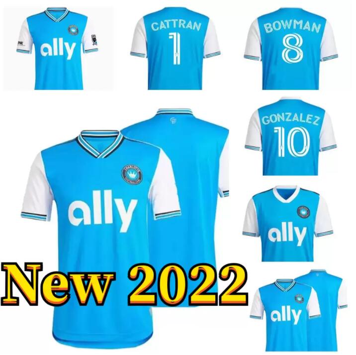 

2022 MLS Charlotte SOCCER JERSEYS FC HOME AWAY BLUE KIDS MAN MEN 21 22 JERSEY FOOTBALL SHIRTS TOP SET 2021 ADAM ARMOUR BRANDT BRONICO ALCIVA, Black;yellow