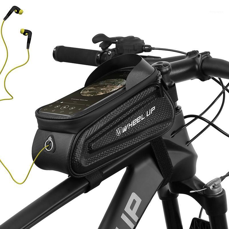 

Rainproofl Bicycle Bag Frame Front Top Phone Holder Pouch Cycling Reflective Touch Screen MTB Bike Handlebar Bracket Storage Bag1