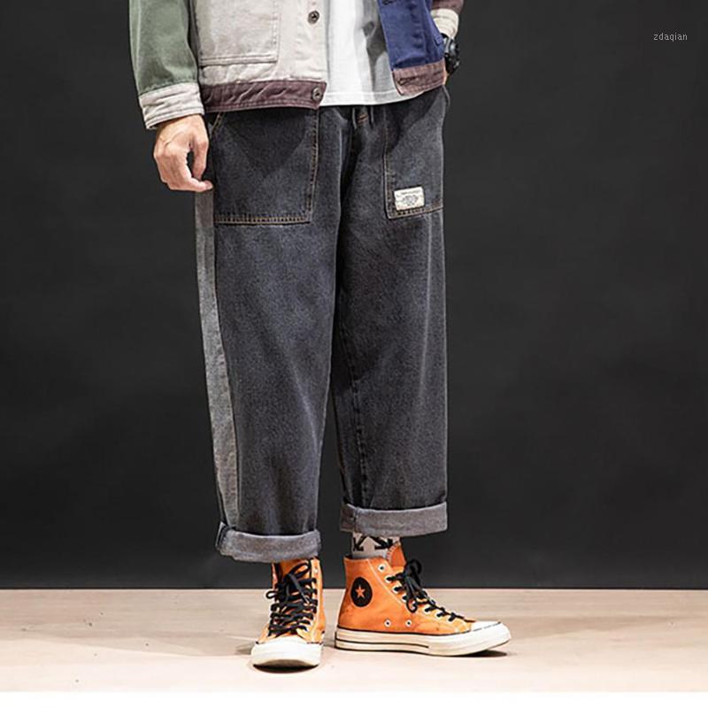 

JUSTAR Men' new winter off style thickened straight jeans1, Blue