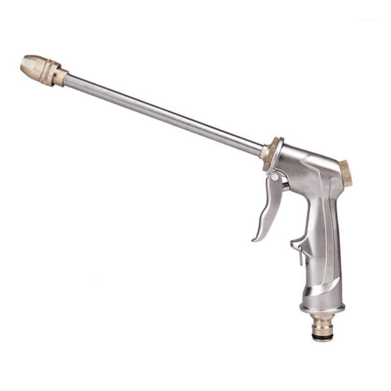 

High Pressure Water Spray Gun Brass Nozzle Garden Hose Pipe Lawn Car Wash Agriculture Tools Sprinkle Supply1, Golden