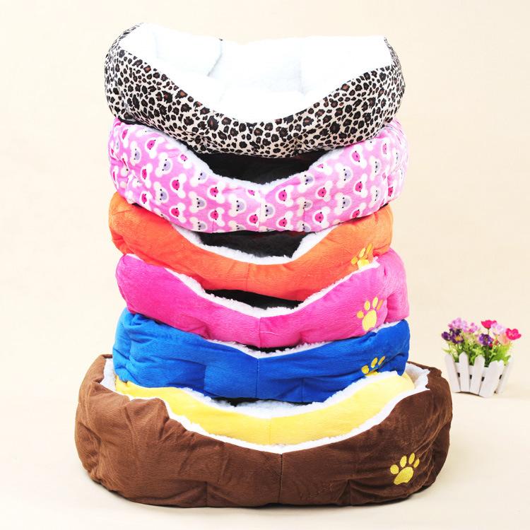 

New arrival Soft Fleece Small Pet Dog Cat Kennel Puppy Dog Cat Bed house Mat