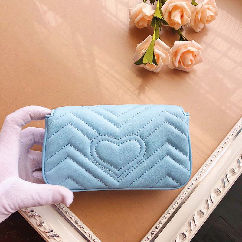 

Luxury Women's Handbag Top Quality Classic Genuine Leather Shoulder Bag Purse Fashion Female Heart-shaped Suture Bags, See chart