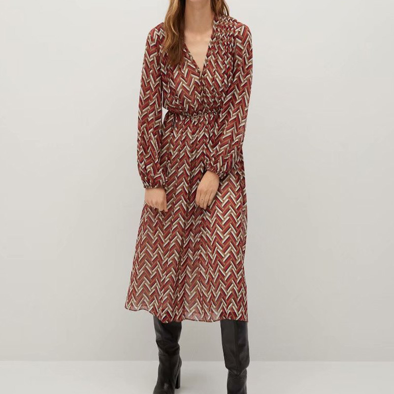 

2021 New Arrival Summer Women Striped Printed Long Sleeves High Waist Rope Ladies Elegant Girls Causal Outfits 6rg4