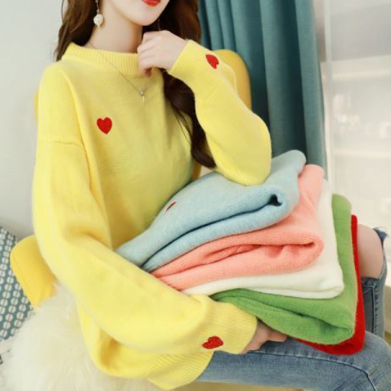 

2021 New Winter for women sweaters female let hell of a sweater h00138, Green